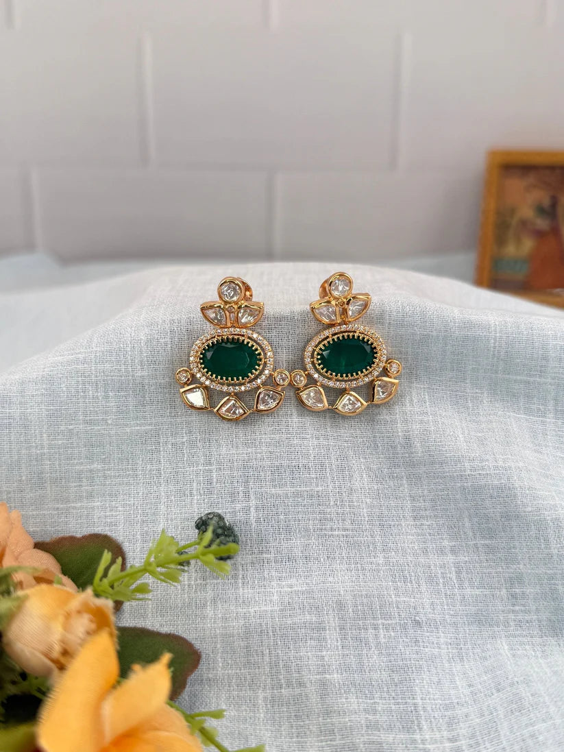Designer Kundan Stud Earrings 0172