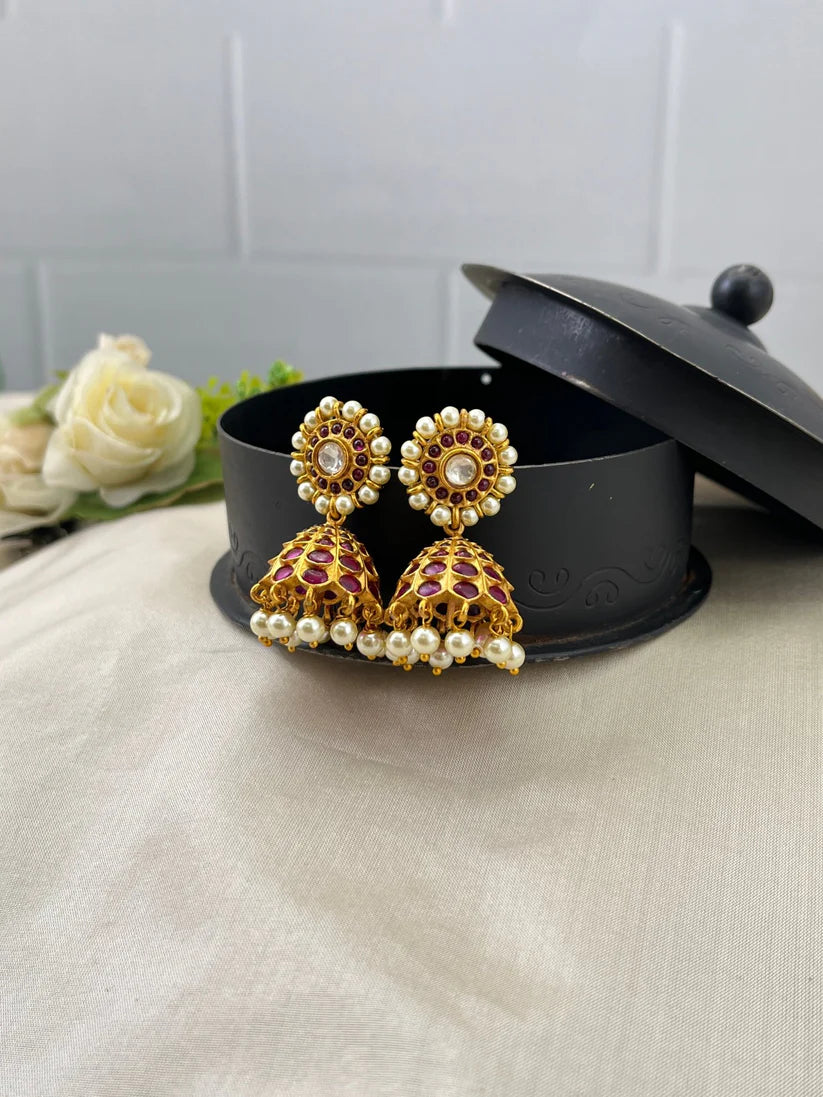 Royal Antique Jhumka Earrings 0403